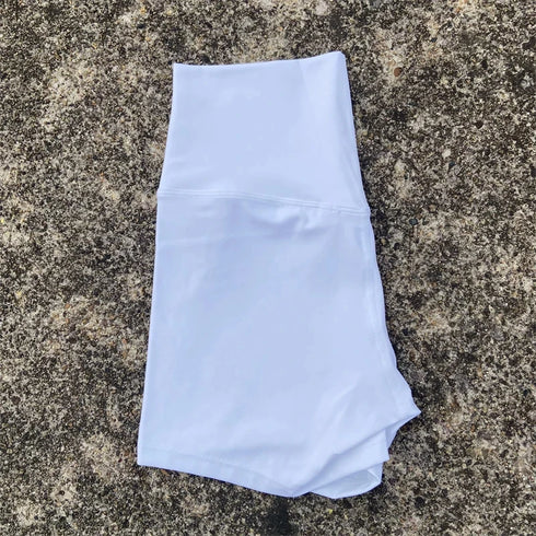 Sexy Solid Color Women Fitness Sport Short High Waist Athletic Yoga Short Leg Cycling Comprehensive Training Jogging Squat Proof