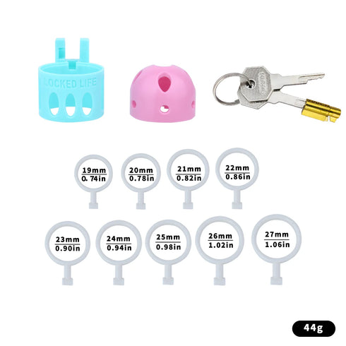 New Ringless Chastity Cage 5 Color Options Male Penis CB Lock Urethral Locking Device Sissy Device Breathable One-Piece Sex Toy
