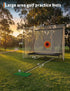 3x2.4m Golf Practice Net Automatic Ball Return Heavy Duty Hitting Net With Noise Reduction Target For Indoor Garden Training