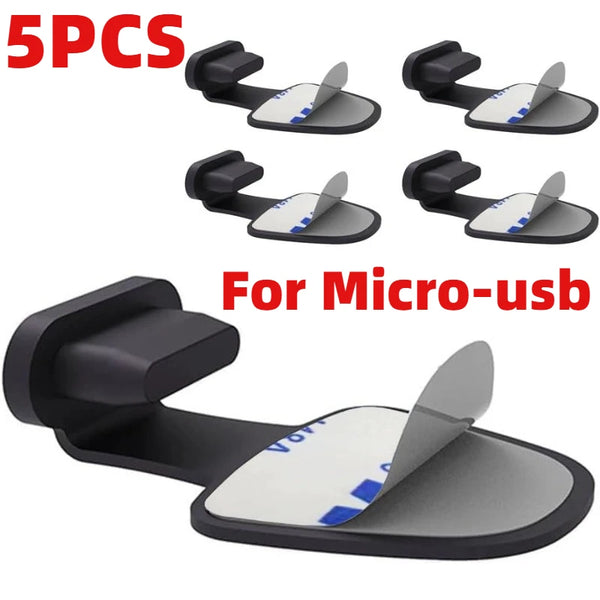 5PCS Charging Port Dust Plug for IPhone USB Type-C Silicone Dustplugs Cover