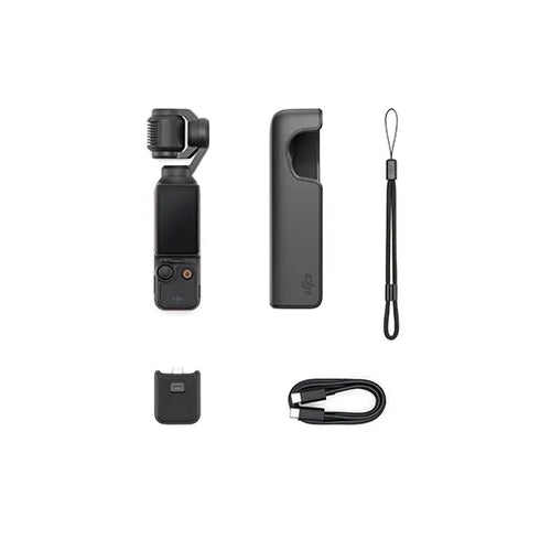 (Pre-activated) DJI Osmo Pocket 3 Camera, 1" CMOS, 4K/120fps, 3-Axis Gimbal, 2" Rotating Touchscreen
