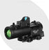1x-4x Fixed Dual Purpose Scope With Mini Red Dot Scope Red Dot Sight Hunting Scopes