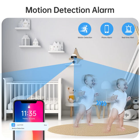 Lenovo Dual Lens HD IP Security Camera 8MP indoor WiFi Camera Auto Tracking Color Night CCTV Audio Video Surveillance Camera