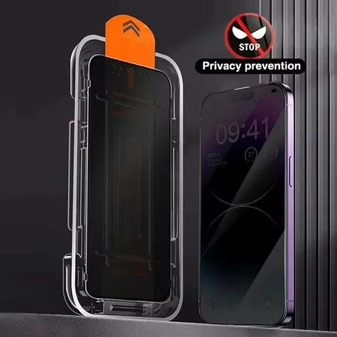 Privacy Screen Protector For iPhone 17 Pro Max 16E Air 16 11 14 13 12 Mini 15 X XR XS Dust Free Installation Anti-spy Glass Film