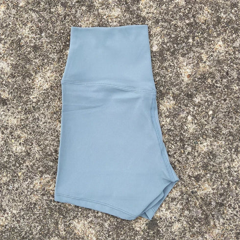 Sexy Solid Color Women Fitness Sport Short High Waist Athletic Yoga Short Leg Cycling Comprehensive Training Jogging Squat Proof