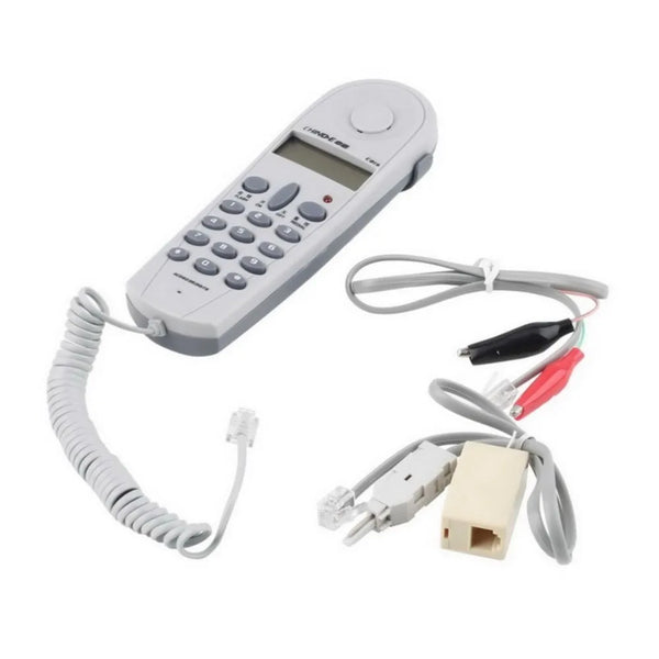 Hot C019 Telephone Phone Butt Test Tester Lineman Tool Network Cable Set Professional Device C019 Check For Telephone Line Fault