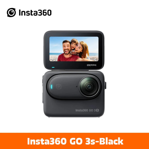 Insta360 New GO 3S - 4K Tiny Camera, Portable and Versatile, Hands-Free, POV, Mount Anywhere, Stabilization