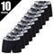 4/10 Piece Men's And Teenagers' Four Season Black Basic Versatile Elastic Waisted Underwear Boxer Shorts Plus Size Sport Shorts