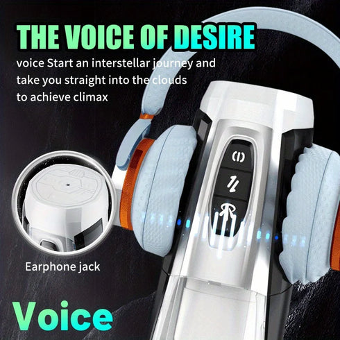 7 Thrusting & Vibrating Stimulation Modes Male Masturbator Cup Mens Realistic 3D Sleeve for Male Masturbation Penis Training 18+