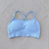 2025 Nouveau Haute Elastique Antichoc Entièrement Mat Croix Beauté Dos Nu Sans Couture Vêtements De Yoga Soutien-Gorge De Sport