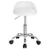 WOLTU Swivel Office Stool with Wheels Height Adjustable Computer Chair With Low Backrest Work Roller Rocker Dressing Stool