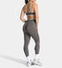 Teveo Tight-fitting Leopard-print Seamless Yoga Pants with Nude-skin High Elasticity Suitable for Fitness Running Pants