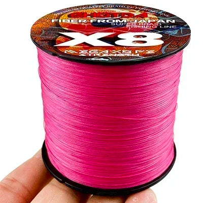 8 Strands Multifilament Fishing Lines Sea Wire Fly Carp Braided Line X8 Spinning Lure Fishing Cord for Bass 300m/500m 18lb-78lb