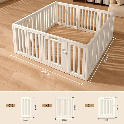 Baby and Toddler Playpen, Safety Gate for Baby Fence, Baby Playpens for Indoor and Outdoor