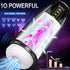 Electric 10 Frequency Telescopic Sucking Vibration Massagator Male Penis Desensitization Training Masturbator Adult Products