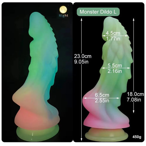 Luminous Animals Dildos Horse Realistic Dog Dildo For Women Horse Penis Monster Dragon Anal Dildos Beautiful Women Men Sex Toys