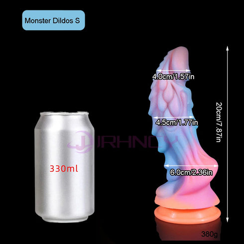 Luminous Animals Dildos Horse Realistic Dog Dildo For Women Horse Penis Monster Dragon Anal Dildos Beautiful Women Men Sex Toys