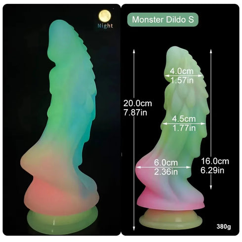 Luminous Animals Dildos Horse Realistic Dog Dildo For Women Horse Penis Monster Dragon Anal Dildos Beautiful Women Men Sex Toys