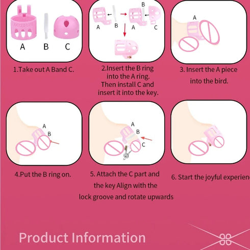 New Ringless Chastity Cage 5 Color Options Male Penis CB Lock Urethral Locking Device Sissy Device Breathable One-Piece Sex Toy
