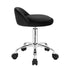 WOLTU Swivel Office Stool with Wheels Height Adjustable Computer Chair With Low Backrest Work Roller Rocker Dressing Stool