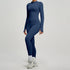 SVEIC Women's Two Piece Tracksuit Yoga Set Long Sleeve Jacket High Waisted Leggings Breathable Gym Clothes For Women Sportswear