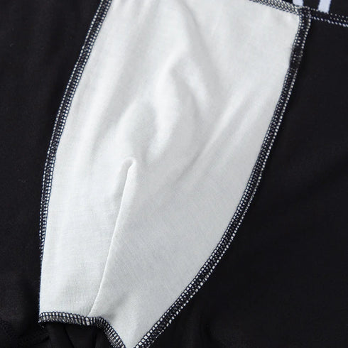 4/10 Piece Men's And Teenagers' Four Season Black Basic Versatile Elastic Waisted Underwear Boxer Shorts Plus Size Sport Shorts