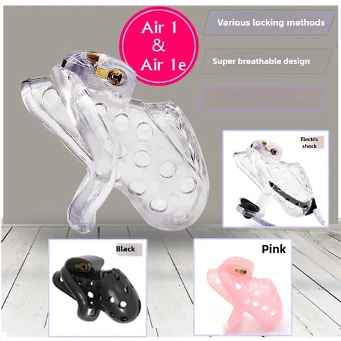 Electric Shock Male Plastic Long Short Cage Chastity Device Cock Penis Ring Ball Lock Electro BDSM Restraint Sex Toy Man