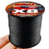 8 Strands Multifilament Fishing Lines Sea Wire Fly Carp Braided Line X8 Spinning Lure Fishing Cord for Bass 300m/500m 18lb-78lb
