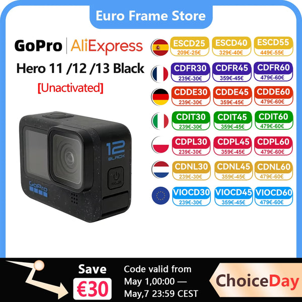 GoPro HERO 11/12/13 Black Action Camera HyperSmooth6.0 5.3k60fps Video 27MP helmet Sport Camera GoPro Hero 11/12/13 Black