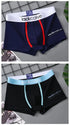 3Pcs Male Panties Cotton Men's Underwear Boxers Breathable Man Boxer Printed Underpants Comfortable Shorts Men Underwear M-3XL