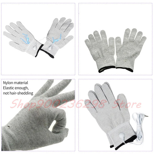 Electric Shock Nipple Clamps BDSM Bondage Labia Clip Clit/Penis Stimulator E-stim Massage Glove/Pad SM Roller Sex Toy For Couple