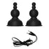 Electric Shock Nipple Clamps BDSM Bondage Labia Clip Clit/Penis Stimulator E-stim Massage Glove/Pad SM Roller Sex Toy For Couple
