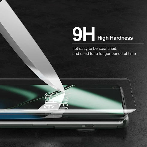 SKIG UV Tempered Glass For OnePlus 13 12 11 R 10 9 8 7 7T Ace2 Pro Full Cover Glue Curing For OnePlus13 Screen Protector