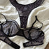 French Ultra Thin Lingerie Set Sexy Lace Floral Prints Bra Fashion Women Underwear Mesh Breathable Intimates Bras and Thong Sets