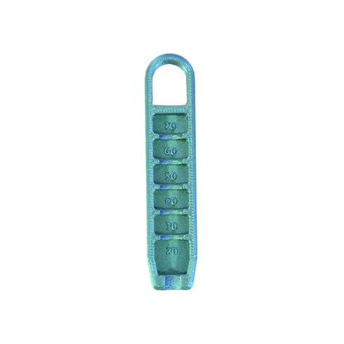 Golf Tee Elevator 3D Printed Golf Tee Height Gauge Portable Tee Height Setter Precise Placement at 20-70mm Gift for Golfers