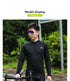 XINTOWN Men's Long Sleeve Cycling Jersey, Spring/Summer Racing Apparel, Export Bicycle Clothing, Solid Color Long Top