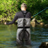 BASSDASH Fishing Wader Lightweight Stocking Foot FW08 Men’s Breathable Waders Waterproof Fly Fishing Chest