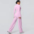 2pieces Quick Drying Sports Fitness Clothing Yoga Set Women Yoga Zipper Long Dleeves High Waisted Breathable Wide Leg Pants Set