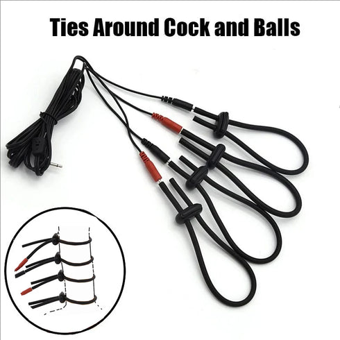 Electric Shock Nipple Clamps BDSM Bondage Labia Clip Clit/Penis Stimulator E-stim Massage Glove/Pad SM Roller Sex Toy For Couple
