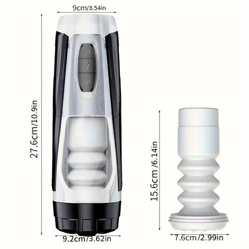7 Thrusting & Vibrating Stimulation Modes Male Masturbator Cup Mens Realistic 3D Sleeve for Male Masturbation Penis Training 18+