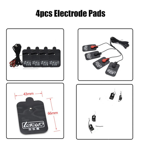 Electric Shock Nipple Clamps BDSM Bondage Labia Clip Clit/Penis Stimulator E-stim Massage Glove/Pad SM Roller Sex Toy For Couple