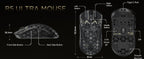 ATTACK SHARK R5 Ultra Carbon Fiber Wireless 8K Gaming Mouse 39g SUPERLIGHT, PixArt PAW3950MAX Gaming Sensor, 8000Hz Wireless Pol