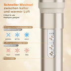 6-in-1 Multi-Hair Styler, Hot Air Brush, 110000 RPM Quick Dry & Styler With Negative Ion, Hair Dryer With 3 Temperature,