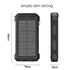10000000mAh Solar Power Bank last 2USB LED Battery Charger For Cell Phone
