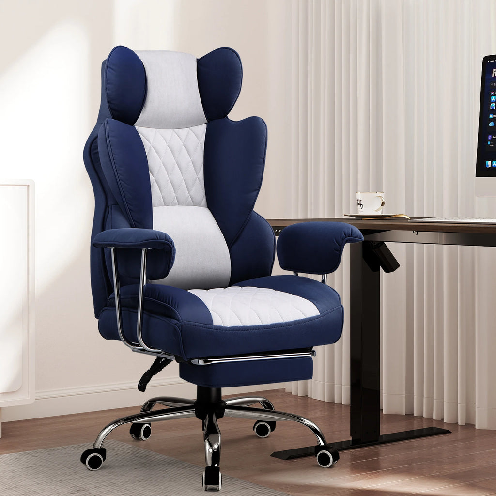 GTPLAYER Gaming chair office chair with pocket spring lumbar support, ergonomic and comfortable wide office computer chair