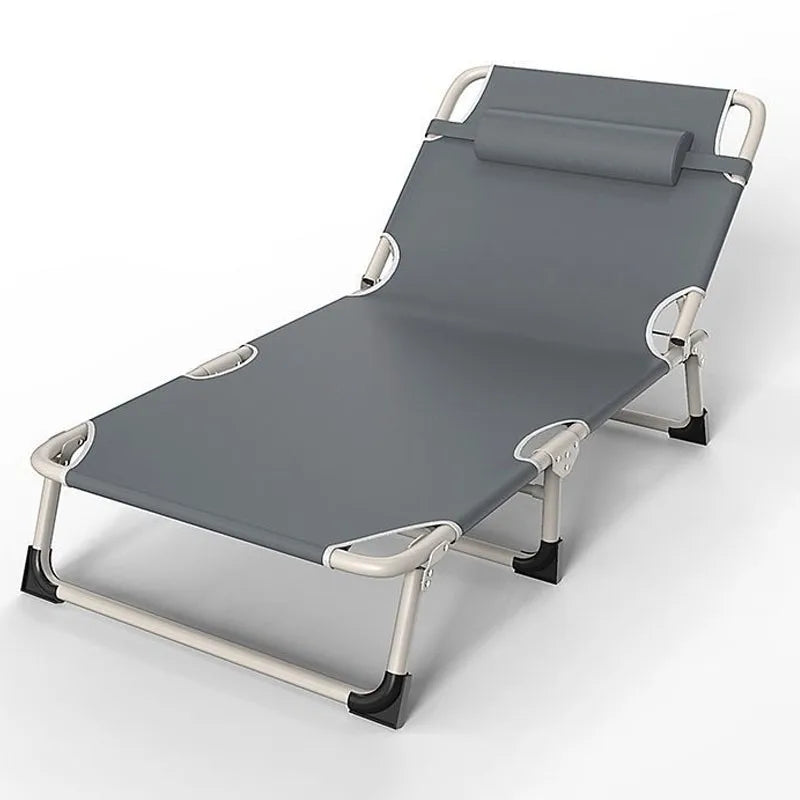 Folding bed for camping and travel, sturdy, foldable, lightweight, for adults, with mattress