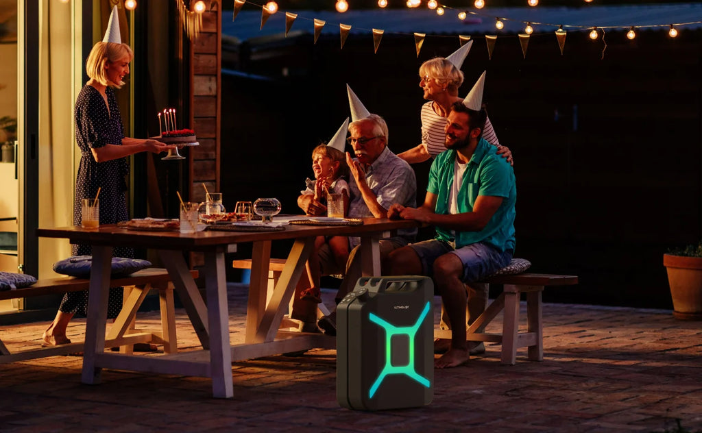 ULTIMEA 300W Portable Wireless Partybox Karaoke Speaker Bass Boost RGB APP Control IPX4 Powerful Outdoor Party Blutooth Speakers