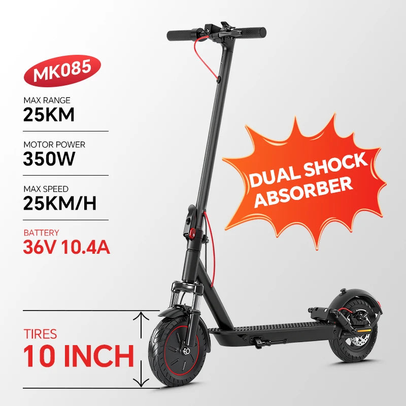Adult electric Scooter, two wheels balance scooter, foldable scooter, light electric vehicle