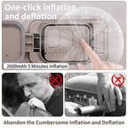 Luxury Double Camping Air Mattress with Integrated Air Pump & LED Light 5 Min Fast Inflate Waterproof Sleeping Pad