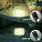 99000000LM Ultra Bright Tactical Flashlight High Power LED Torch Rechargeable Waterproof Portable Handheld Lamp for Outdoor Camping Police Emergency Use